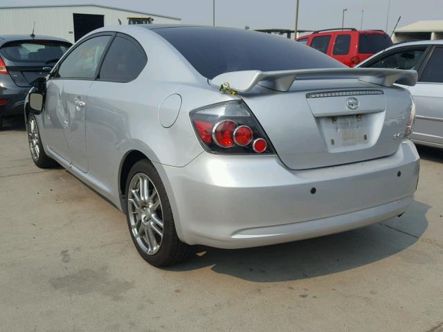 JTKDE167080268502 - 2008 SCION TC SILVER photo 3