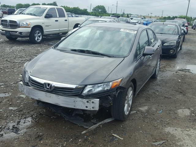 19XFB2F92CE044664 - 2012 HONDA CIVIC EXL 灰色 照片 2