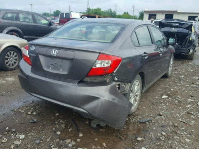 19XFB2F92CE044664 - 2012 HONDA CIVIC EXL 灰色 照片 4