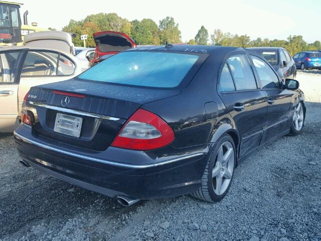 WDBUF56X79B379919 - 2009 MERCEDES-BENZ E 350 BLACK photo 4