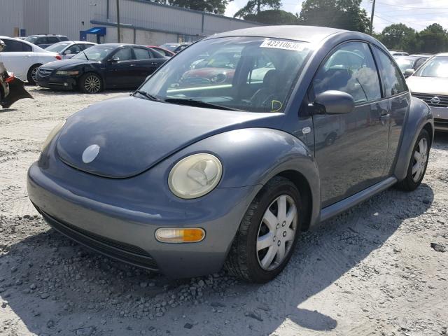 3VWBK21C13M420131 - 2003 VOLKSWAGEN NEW BEETLE ნაცრისფერი ფოტო 2