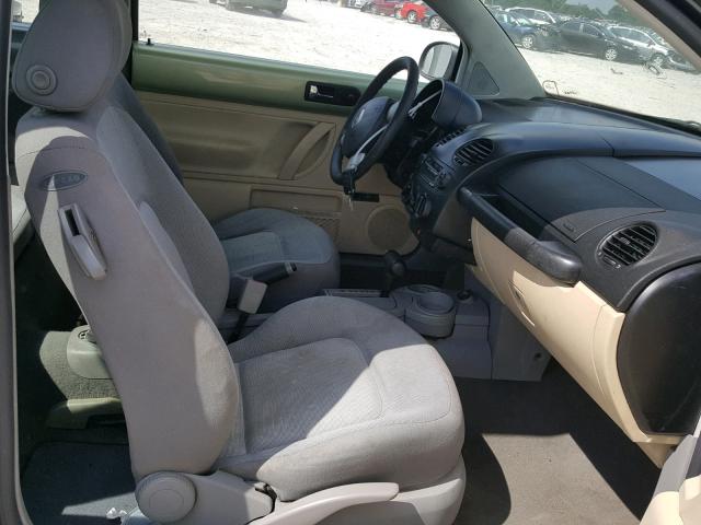 3VWBK21C13M420131 - 2003 VOLKSWAGEN NEW BEETLE ნაცრისფერი ფოტო 5