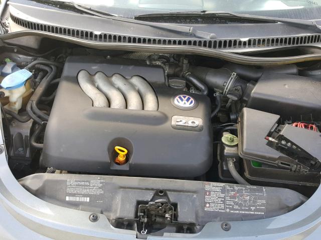 3VWBK21C13M420131 - 2003 VOLKSWAGEN NEW BEETLE ნაცრისფერი ფოტო 7