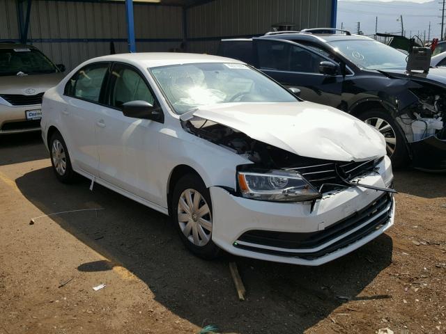 3VW2K7AJ1FM312155 - 2015 VOLKSWAGEN JETTA BASE 白色 照片 1
