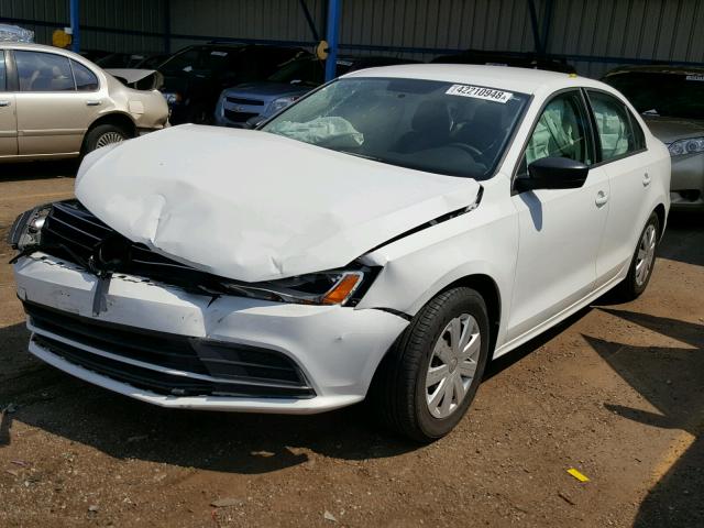 3VW2K7AJ1FM312155 - 2015 VOLKSWAGEN JETTA BASE 白色 照片 2