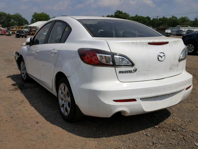 JM1BL1UG7C1549822 - 2012 MAZDA 3 I WHITE photo 3