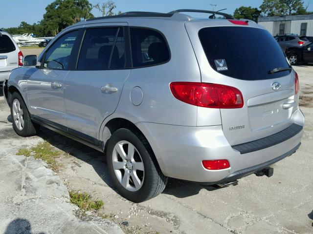 5NMSH13EX7H003187 - 2007 HYUNDAI SANTA FE S SILVER photo 3