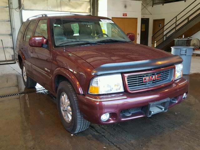 1GKDT13W2Y2221277 - 2000 GMC JIMMY / EN MAROON photo 1