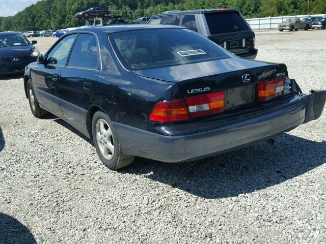 JT8BF22G1V0018090 - 1997 LEXUS ES 300 BLACK photo 3