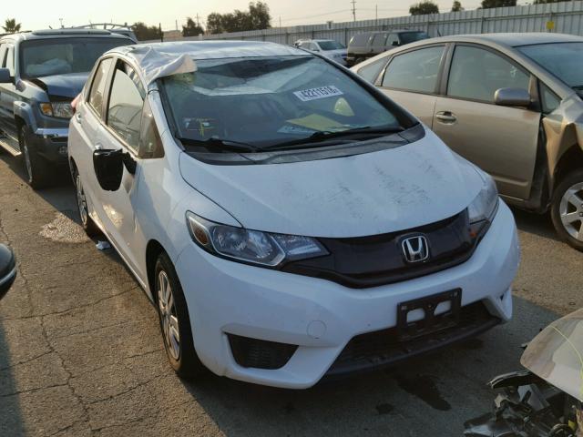 3HGGK5H52FM729033 - 2015 HONDA FIT LX WHITE photo 1