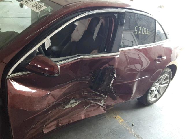 1G11C5SLXFF224360 - 2015 CHEVROLET MALIBU 1LT 栗色 照片 9