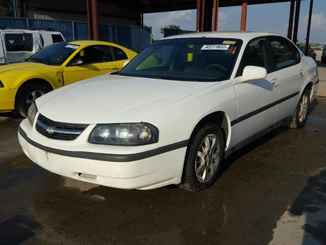 2G1WF52E359132092 - 2005 CHEVROLET IMPALA WHITE photo 2