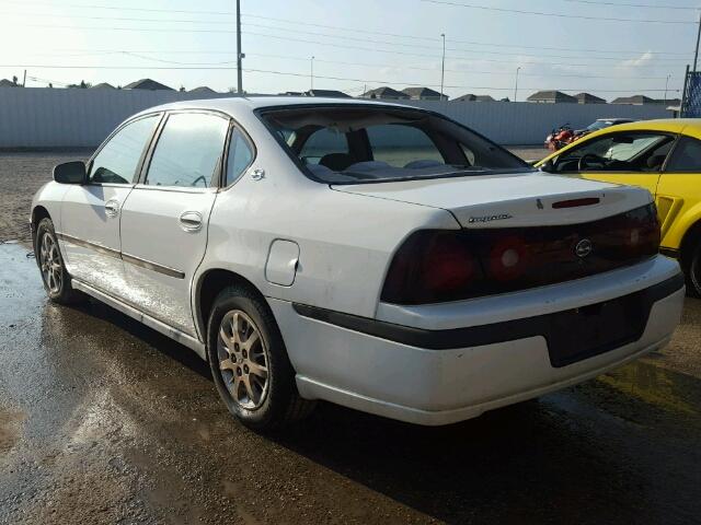 2G1WF52E359132092 - 2005 CHEVROLET IMPALA 白色 照片 3