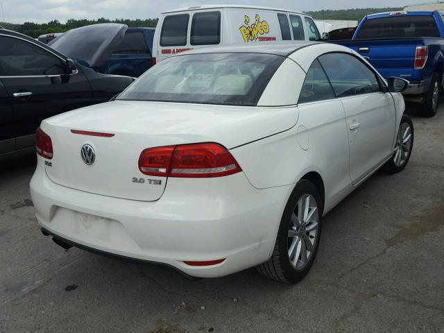 WVWBW8AH1EV006913 - 2014 VOLKSWAGEN EOS KOMFOR თეთრი ფოტო 4