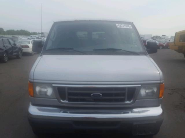 1FBNE31L86HA25440 - 2006 FORD ECONOLINE GRAY photo 9