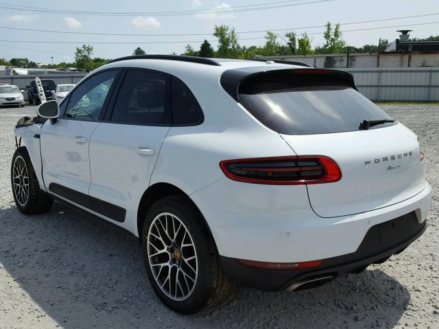 WP1AA2A53HLB06975 - 2017 PORSCHE MACAN WHITE photo 3