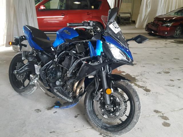 JKAEXEJ19JDA02567 - 2018 KAWASAKI EX650 J ლურჯი ფოტო 1