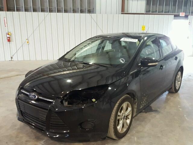 1FADP3F23EL301025 - 2014 FORD FOCUS BLACK photo 2