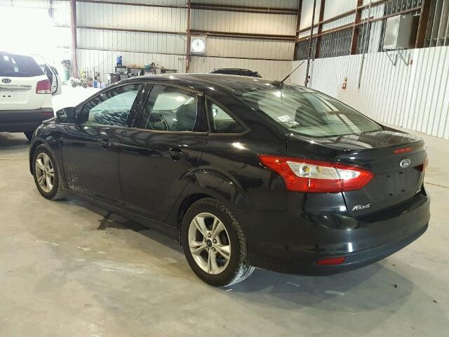 1FADP3F23EL301025 - 2014 FORD FOCUS BLACK photo 3