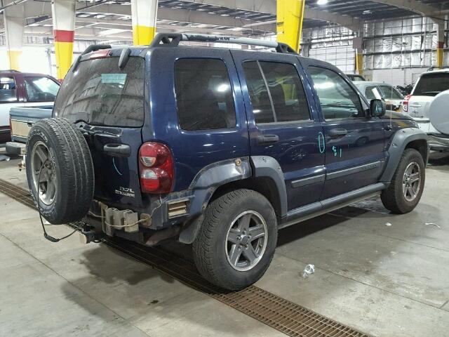 1J4GL38K46W139450 - 2006 JEEP LIBERTY RE BLUE photo 4