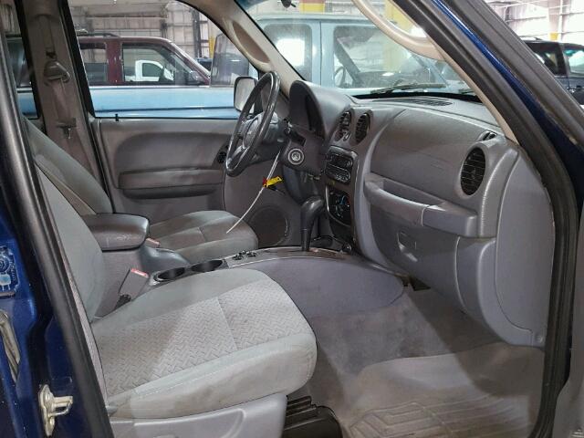 1J4GL38K46W139450 - 2006 JEEP LIBERTY RE BLUE photo 5