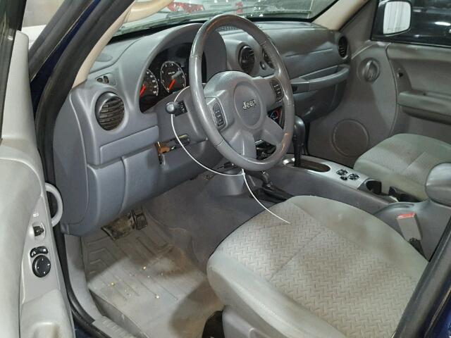 1J4GL38K46W139450 - 2006 JEEP LIBERTY RE BLUE photo 9