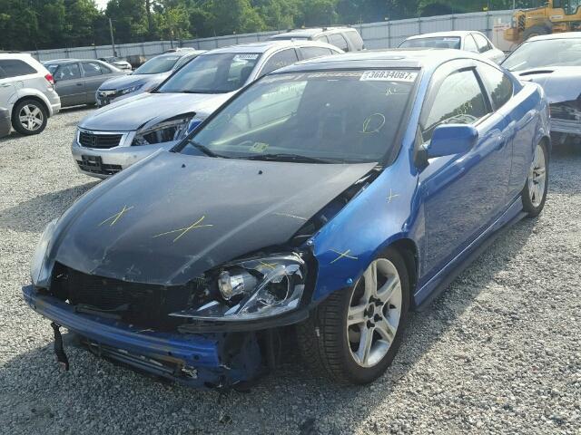 JH4DC53035S010601 - 2005 ACURA RSX TYPE-S BLUE photo 2