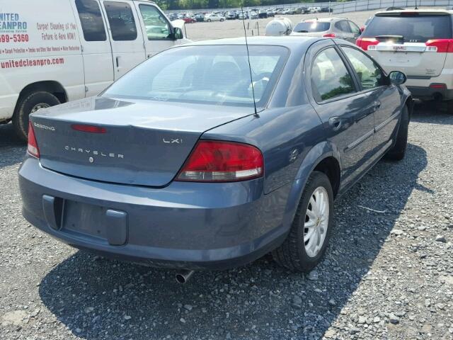 1C3EL56R72N227910 - 2002 CHRYSLER SEBRING LX GRAY photo 4