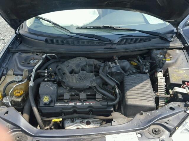 1C3EL56R72N227910 - 2002 CHRYSLER SEBRING LX GRAY photo 7