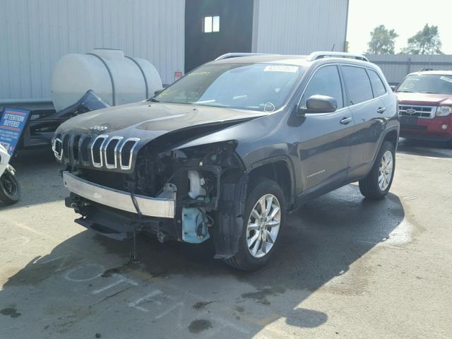 1C4PJMDS7EW255165 - 2014 JEEP CHEROKEE L GRAY photo 2