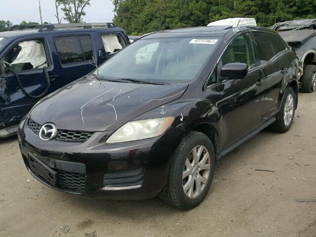 JM3ER29L380188326 - 2008 MAZDA CX-7 BLACK photo 2