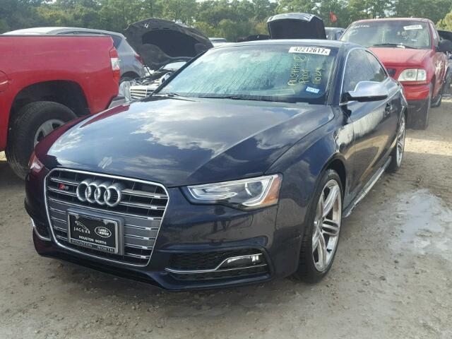 WAUGGAFR0EA014050 - 2014 AUDI S5 PREMIUM BLUE photo 2