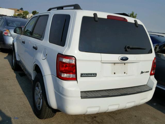 1FMCU49H78KE02630 - 2008 FORD ESCAPE HEV WHITE photo 3