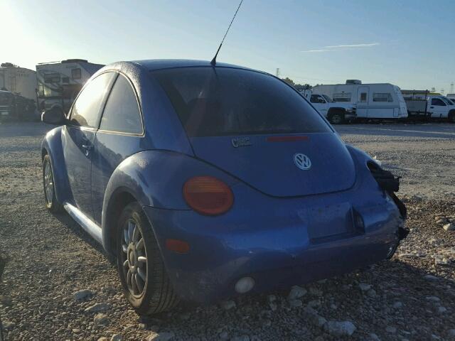 3VWCK31C95M401968 - 2005 VOLKSWAGEN NEW BEETLE 蓝色 照片 3