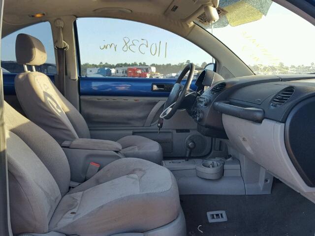 3VWCK31C95M401968 - 2005 VOLKSWAGEN NEW BEETLE 蓝色 照片 5