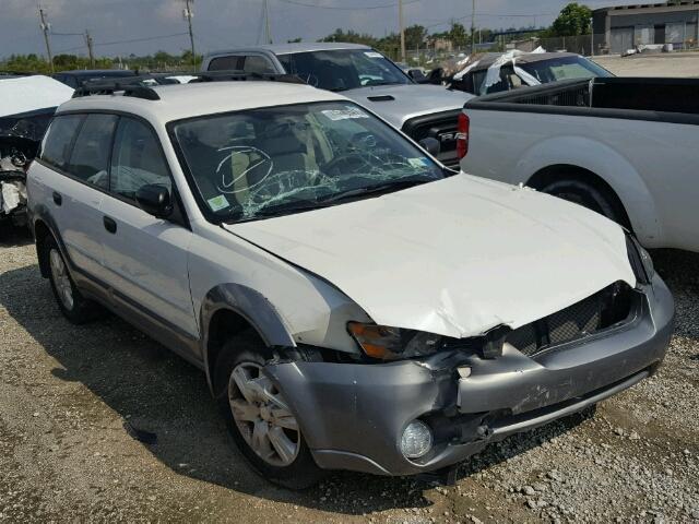 4S4BP61C957302915 - 2005 SUBARU LEGACY OUT WHITE photo 1