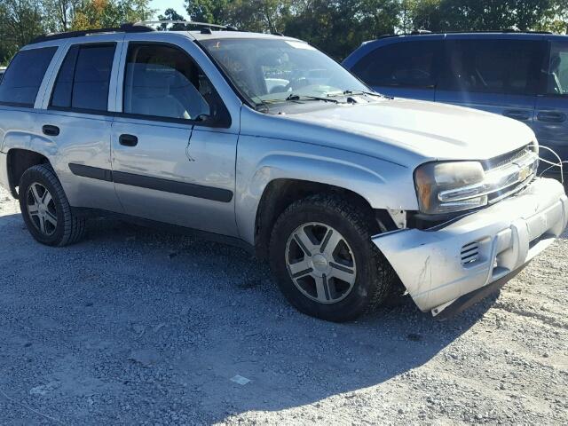 1GNDT13S552145713 - 2005 CHEVROLET TRAILBLAZE SILVER photo 9