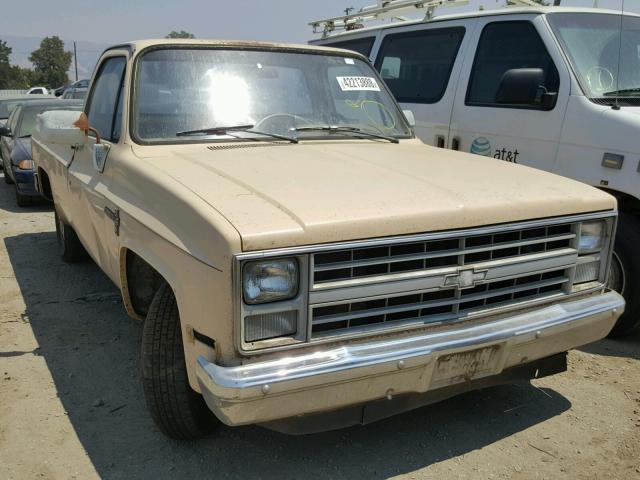 1GCCC14F6GJ178718 - 1986 CHEVROLET C10 TAN photo 1