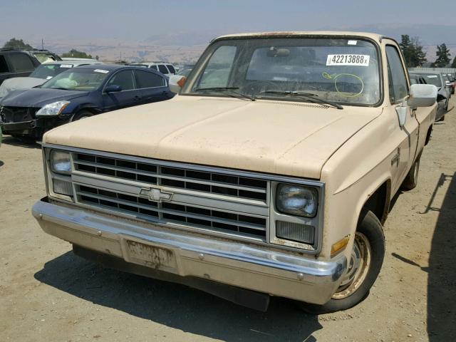 1GCCC14F6GJ178718 - 1986 CHEVROLET C10 TAN photo 2