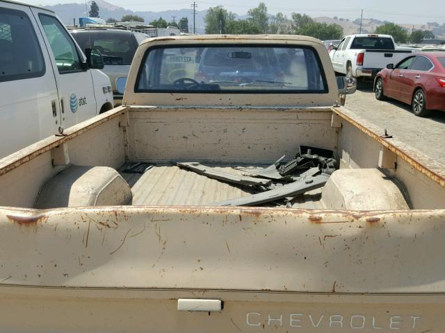 1GCCC14F6GJ178718 - 1986 CHEVROLET C10 TAN photo 6