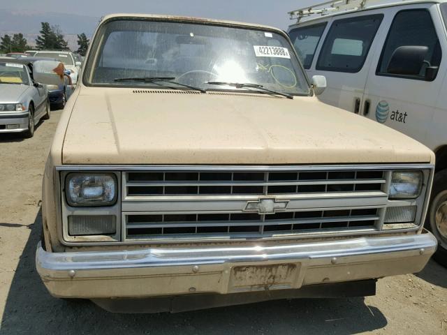 1GCCC14F6GJ178718 - 1986 CHEVROLET C10 TAN photo 9