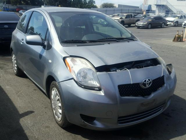 JTDJT923685191669 - 2008 TOYOTA YARIS GRAY photo 1