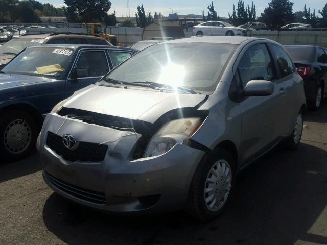 JTDJT923685191669 - 2008 TOYOTA YARIS GRAY photo 2