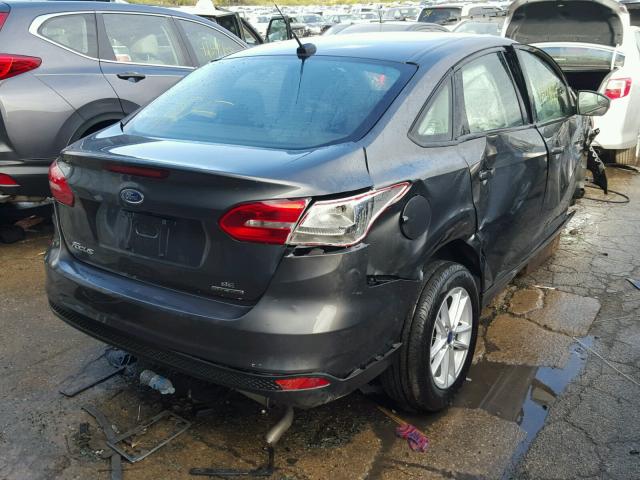 1FADP3F20GL386148 - 2016 FORD FOCUS GRAY photo 4