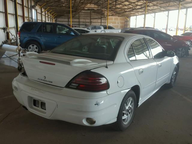 1G2NF52E94M537821 - 2004 PONTIAC GRAND AM S თეთრი ფოტო 4
