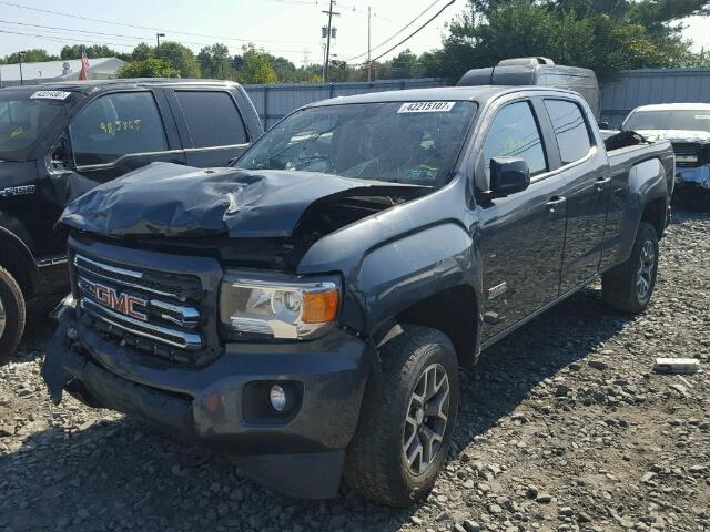 1GTG6BE39F1120653 - 2015 GMC CANYON GRAY photo 2