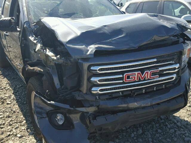 1GTG6BE39F1120653 - 2015 GMC CANYON GRAY photo 9