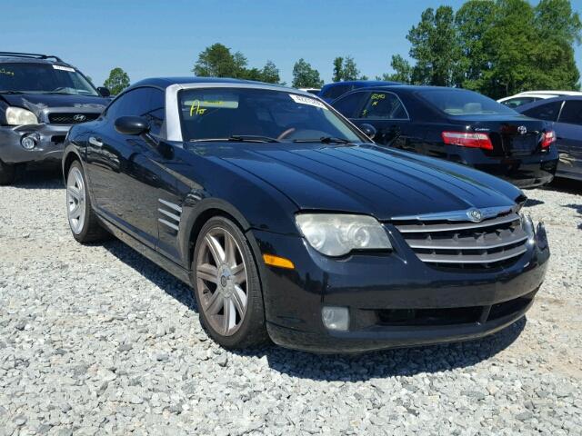 1C3AN69L04X008414 - 2004 CHRYSLER CROSSFIRE BLACK photo 1