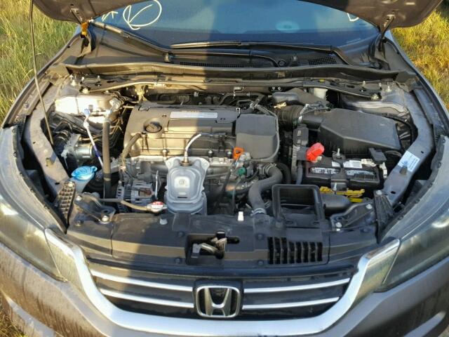 1HGCR2F51FA036611 - 2015 HONDA ACCORD GRAY photo 7