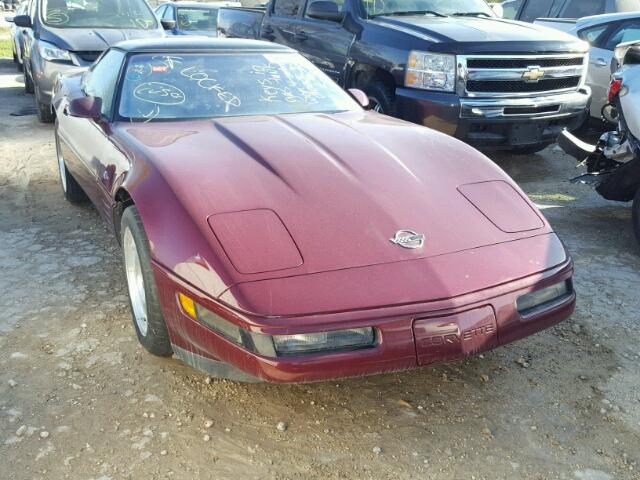 1G1YZ23J3P5800404 - 1993 CHEVROLET CORVETTE BURGUNDY photo 1